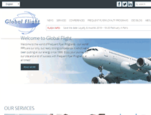 Tablet Screenshot of globalflight.net